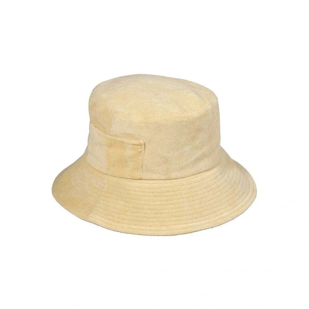 Lack Of Color Terry Cloth Wave Bucket Hat